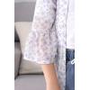 imageGORLYA Girls Floral Print Chiffon Beach Cardigan Cover ups Kids Casual Kimono Capes Swimsuit WrapsPurple Flower