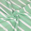 imageGORLYA Girls Short Sleeve Floral Print Loose Casual Long Maxi Dress with Pockets 412 YearsGreen Stripe