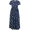 imageGORLYA Girls Short Sleeve Floral Print Loose Casual Long Maxi Dress with Pockets 412 YearsNavy Star