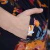 imageGORLYA Girls Short Sleeve Floral Print Loose Casual Long Maxi Dress with Pockets 412 YearsOrange Flower