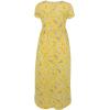 imageGORLYA Girls Short Sleeve Floral Print Loose Casual Long Maxi Dress with Pockets 412 YearsYellow Print