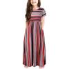 Red Stripe Print