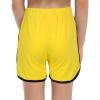 imageGORLYA 2 Pack Girls Active Wear Play up Workout Gym Athletic Sport Running Casual Dolphin ShortsBlack2yellow