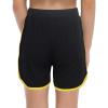 imageGORLYA 2 Pack Girls Active Wear Play up Workout Gym Athletic Sport Running Casual Dolphin ShortsBlack2yellow