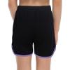 imageGORLYA 2 Pack Girls Active Wear Play up Workout Gym Athletic Sport Running Casual Dolphin ShortsBlackpurple