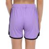 imageGORLYA 2 Pack Girls Active Wear Play up Workout Gym Athletic Sport Running Casual Dolphin ShortsBlackpurple