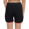 imageGORLYA 2 Pack Girls Active Wear Play up Workout Gym Athletic Sport Running Casual Dolphin ShortsBlackwine Red