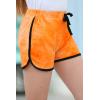 imageGORLYA 2 Pack Girls Active Wear Play up Workout Gym Athletic Sport Running Casual Dolphin ShortsOrange Tiedye