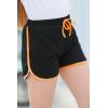 imageGORLYA 2 Pack Girls Active Wear Play up Workout Gym Athletic Sport Running Casual Dolphin ShortsOrange Tiedye