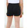 imageGORLYA 2 Pack Girls Active Wear Play up Workout Gym Athletic Sport Running Casual Dolphin ShortsOrange Tiedye