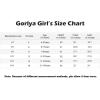 imageGORLYA Girls Raglan Long Sleeve Ruffle Hem Casual Sweatshirt Hooded Shift Dress for 414T KidsRed