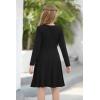 imageGORLYA Girls Short Sleeve Floral Print Casual Fit and Flare Party Dress with Pockets 412 YearsBlack Color  Long Sleeve