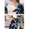 imageGORLYA Girls 34 Sleeve Casual Scalloped Edge Aline Belted Dress with Pockets for 414T KidsBeige Print