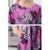 imageGORLYA Girls 34 Sleeve Casual Scalloped Edge Aline Belted Dress with Pockets for 414T KidsPurple Print