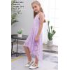 imageGORLYA Girls Elegant Halter Neck Floral Lace HiLo Flower Girl Birthday Party Dress for 414T KidsMauve