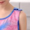 imageGORLYA Girls Sleeveless Solid Casual Jumpsuit Rompers Harem Pants Outfits for 414TBluepink Tiedye