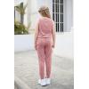 imageGORLYA Girls Sleeveless Solid Casual Jumpsuit Rompers Harem Pants Outfits for 414TPink