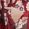 imageGORLYA Girls Long Sleeve Floral Print Loose Casual Holiday Long Maxi Dress with Pockets 412 YearsRed Printlong Sleeve