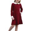 Wine Red Color - Long Sleeve