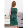 imageGORLYA Cute Girls Summer Casual Party Aline Midi Tank Dress with Pockets for 414T KidsGreen Leopard