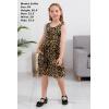 imageGORLYA Cute Girls Summer Casual Party Aline Midi Tank Dress with Pockets for 414T KidsLeopard