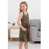 imageGORLYA Cute Girls Summer Casual Party Aline Midi Tank Dress with Pockets for 414T KidsLeopard
