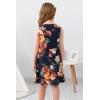 imageGORLYA Cute Girls Summer Casual Party Aline Midi Tank Dress with Pockets for 414T KidsOrange Flower