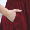 imageGORLYA Cute Girls Summer Casual Party Aline Midi Tank Dress with Pockets for 414T KidsWine Red