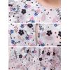 imageGORLYA Girls Floral Print Ruffle Sleeve Tiered Loose Fit Pleated Swing Midi Dress 414TMauve Print