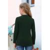 imageGORLYA Girls Long Sleeve Soft Knit Mock Turtleneck Slim Fit Pullover Sweater Top for 414T KidsGreen