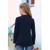 imageGORLYA Girls Long Sleeve Soft Knit Mock Turtleneck Slim Fit Pullover Sweater Top for 414T KidsNavy