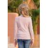 imageGORLYA Girls Long Sleeve Soft Knit Mock Turtleneck Slim Fit Pullover Sweater Top for 414T KidsPink