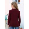 imageGORLYA Girls Long Sleeve Soft Knit Mock Turtleneck Slim Fit Pullover Sweater Top for 414T KidsWine Red