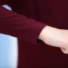 imageGORLYA Girls Long Sleeve Soft Knit Mock Turtleneck Slim Fit Pullover Sweater Top for 414T KidsWine Red