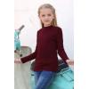imageGORLYA Girls Long Sleeve Soft Knit Mock Turtleneck Slim Fit Pullover Sweater Top for 414T KidsWine Red