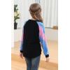 imageGORLYA Girls Long Sleeve Tops Raglan Patchwork Tunic Casual Loose TShirt for 414TBlue Tiedye