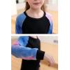 imageGORLYA Girls Long Sleeve Tops Raglan Patchwork Tunic Casual Loose TShirt for 414TBlue Tiedye