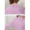 imageGORLYA Girls Mesh Long Sleeve Peter Pan Collar Casual Vintage Aline Party Belted Dress with Pockets for 414TMauve