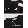 imageGORLYA Girls Pullover Tops Cute Cartoon Graphic Print Sweatshirt Clothes for 414 Years KidsBlack