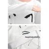 imageGORLYA Girls Pullover Tops Cute Cartoon Graphic Print Sweatshirt Clothes for 414 Years KidsWhite