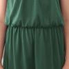 imageGORLYA Girls Jumpsuit Sleeveless Halter Neck Casual Short Rompers Outfits for 414TGreen