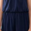 imageGORLYA Girls Jumpsuit Sleeveless Halter Neck Casual Short Rompers Outfits for 414TNavy