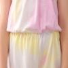 imageGORLYA Girls Jumpsuit Sleeveless Halter Neck Casual Short Rompers Outfits for 414TYellow Tiedye