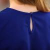imageGORLYA Girls Puff Sleeve Casual Solid TShirt Pullover Keyhole Back Blouse Tops for 414T KidsBluelong Sleeve