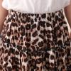 imageGORLYA Girls Ruffle Floral Boho Flowy Cute Tiered Short Mini Skater Skirts 414TLeopard