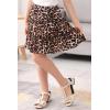 imageGORLYA Girls Ruffle Floral Boho Flowy Cute Tiered Short Mini Skater Skirts 414TLeopard