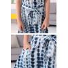 imageGORLYA Girls Short Sleeve Tie Waist Casual Swing Midi TShirt Dress with Pockets for 414T KidsWhite Tiedye