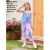imageGORLYA Girls Sleeveless Casual Jumpsuit Rompers Straight Wide Leg Pants Outfits for 414TBlue Zr