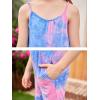 imageGORLYA Girls Sleeveless Casual Jumpsuit Rompers Straight Wide Leg Pants Outfits for 414TBlue Zr