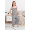 imageGORLYA Girls Sleeveless Casual Jumpsuit Rompers Straight Wide Leg Pants Outfits for 414TGray